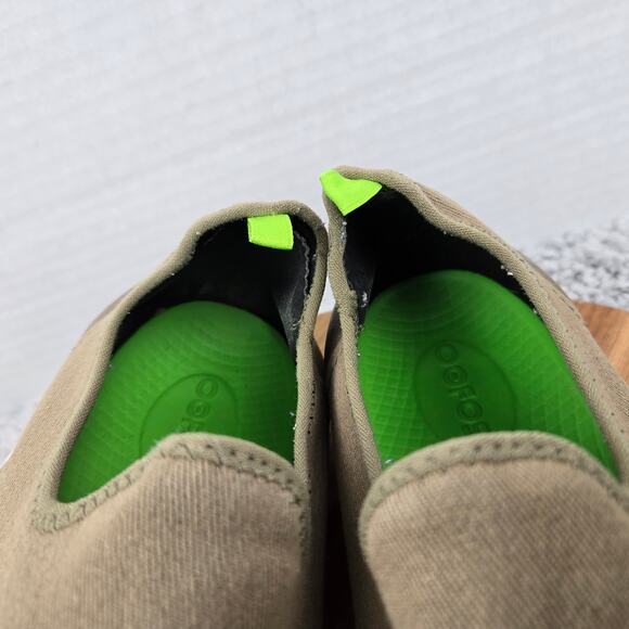 Oofos Womens 10 Oomg eeZee Low Top Taupe Recovery Comfort Casual Slip On Shoe - Picture 7 of 12